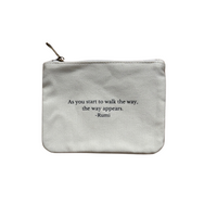 Loving Kindness Pouch Collection - Rumi (Beige)