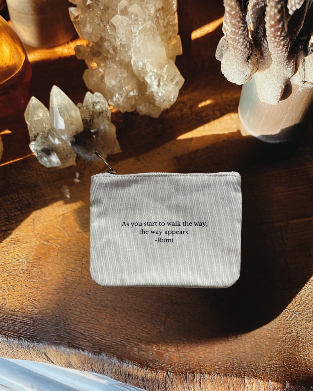 Loving Kindness Pouch Collection - Rumi (Beige)