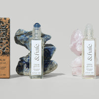 Mindful Duo: Calm & Open Gem-Oil Set